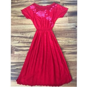 Uluwatu Red Bali Dress